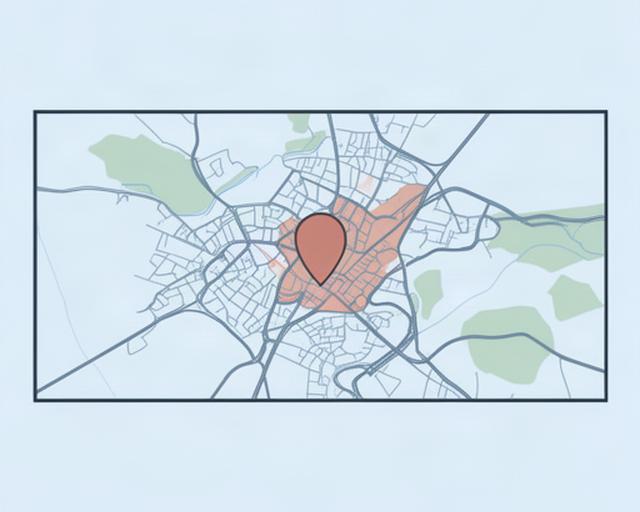 Mapa Gornjeg Milanovca sa označenim gradskim područjem